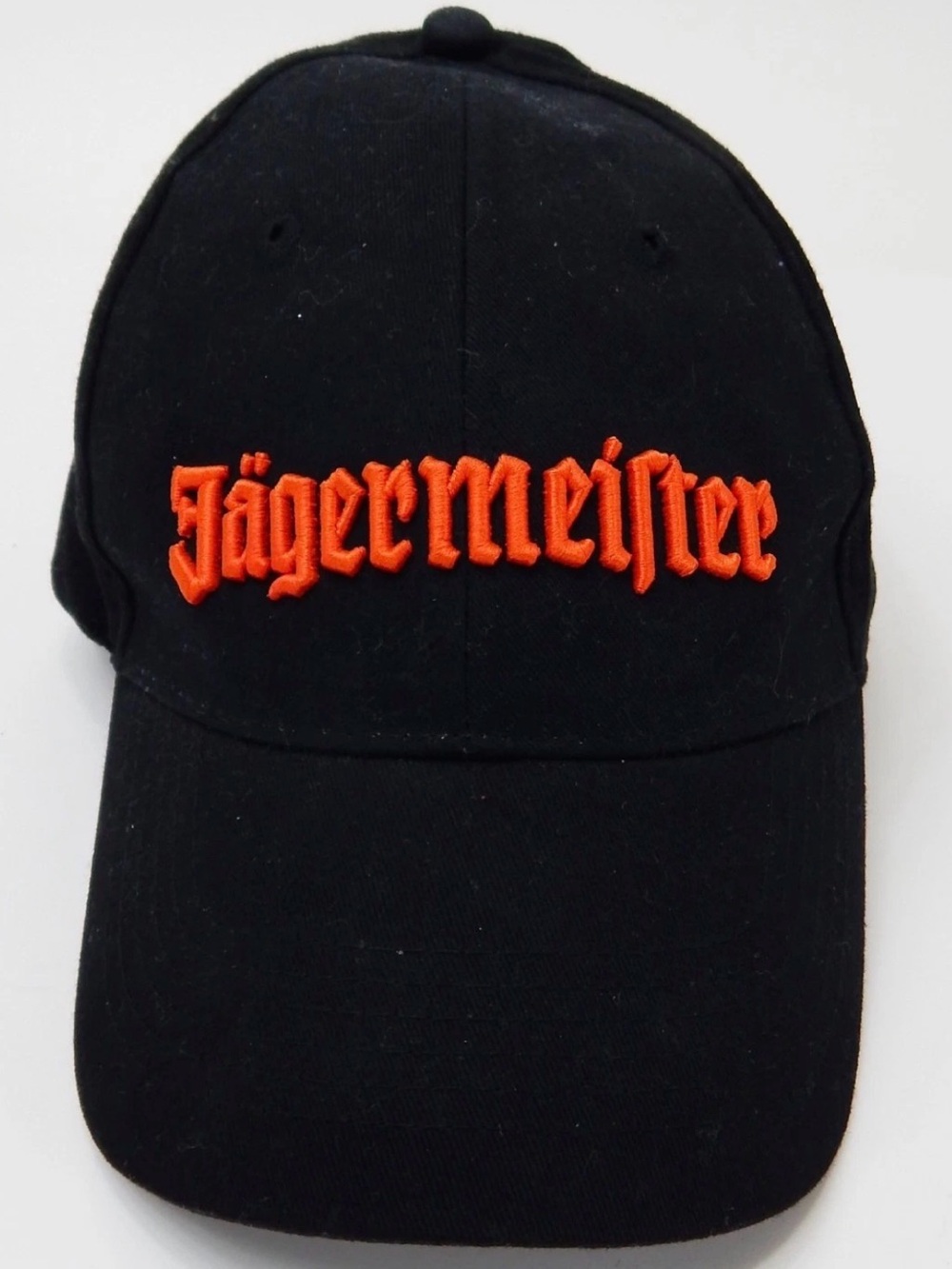Jäegermeister Adjustable Strapback Hat/Cap Black/Orange NEW